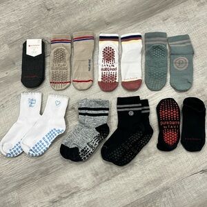 Lot of 8 Pure Barre Grip Socks